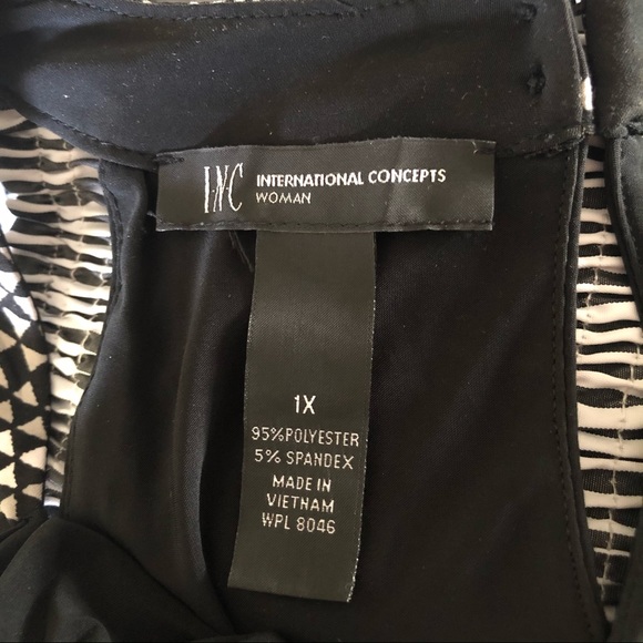 NWT INC Woman 1X Black Halter Dress - Picture 12 of 13